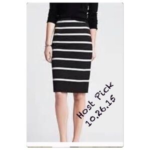 - New - BR stripe pencil skirt